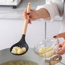 Load image into Gallery viewer, ACCENT SILICONE SLOTTED SPOON 32X7CM 2 ASST