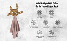 Load image into Gallery viewer, Turtle Brass Wall Hook