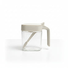 Load image into Gallery viewer, GLASS SEASONING JAR WITH SPOON 300ML