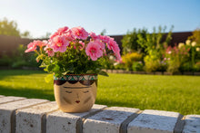 Load image into Gallery viewer, Elegant Face Pattern  Pot