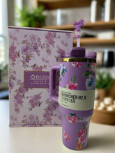 Load image into Gallery viewer, Floral tumbler Love Shack 40oz perfect gift idea