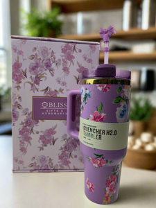 Floral tumbler Love Shack 40oz perfect gift idea