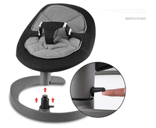 Load image into Gallery viewer, Aluminium baby rocking chair / bouncer-Black Colour - Cuteably Australia