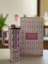 Load image into Gallery viewer, Pink floral-patterned mug 