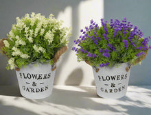 Load image into Gallery viewer, Potted Flowers with Rope Handle-19cm