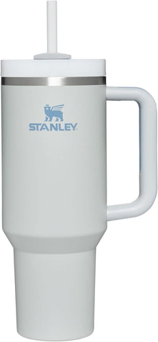 Large Stanley Quencher cup with straw, color fog.

