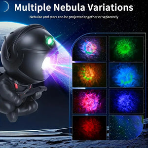 Galaxy Projector, Astronaut Nebula Night Light with Timer and Remote Control, Star projector, Night Light