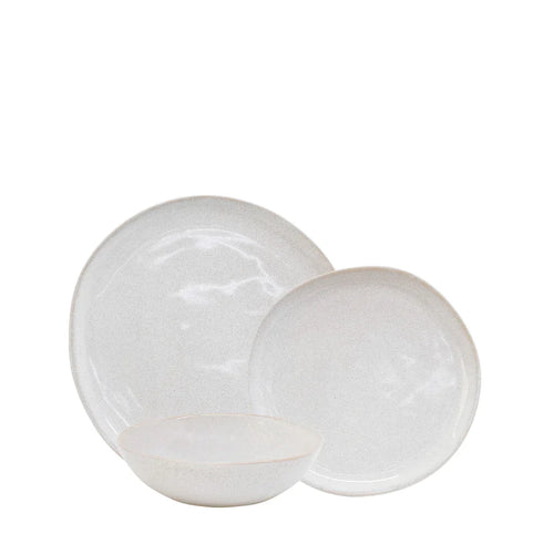 High-quality ceramic white dinner set