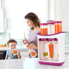 Load image into Gallery viewer, Infant Baby Feeding Food Squeeze Station Toddler Fruit Maker Dispenser Storage - Cuteably Australia