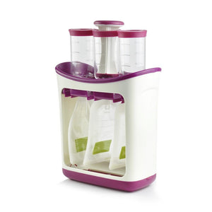 Infant Baby Feeding Food Squeeze Station Toddler Fruit Maker Dispenser Storage - Cuteably Australia