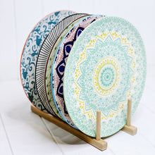 Load image into Gallery viewer, Moroccan Style Dinner Plate Large – perfect for serving dinner or large meals - Moroccan Style Dinnerware - Mix &amp; Match - 27cmW x 2cmH - wide range of colours and patterns - Commercial Grade quality - Patterns Picked at random |Bliss Gifts &amp; Homewares - Unit 8, 259 Princes Hwy Ulladulla - Shop Online - 0427795959, 44541523 - Australia wide shipping – AfterPay Available 