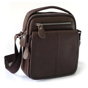 LEATHER MESSENGER BAG