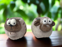 Load image into Gallery viewer, Ceramic Sheep &amp; Cat Planter -12x11cm