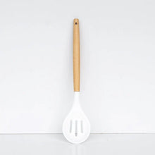 Load image into Gallery viewer, ACCENT SILICONE SLOTTED SPOON 32X7CM 2 ASST