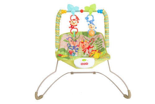 Cuteably Baby Chair With Vibration – Green