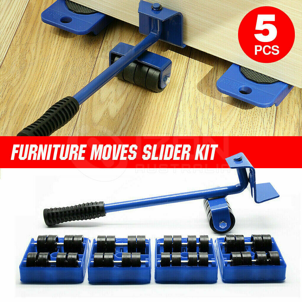 Furniture Lifter Heavy Roller Move Tool Set Moving Wheel Mover Sliders Kit