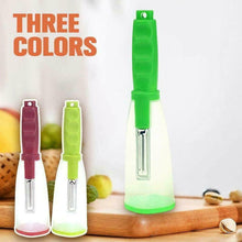 Load image into Gallery viewer, Multifunction Fruit Vegetable Storage Peeler - Peeler With Trash Can - GREEN