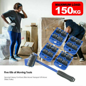 Furniture Lifter Heavy Roller Move Tool Set Moving Wheel Mover Sliders Kit AU