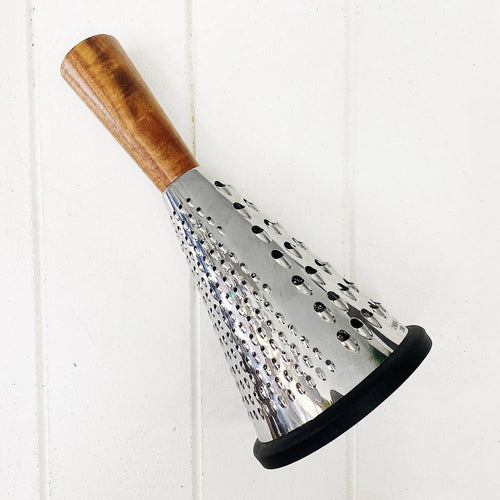 Make a statement in your kitchen with our Acacia and Stainless Steel Grater. A high quality Stainless Steel Grater that is both functional and beautiful with an Acacia wood handle. Non slip silicone base. 26cm. Shop online.  | Bliss Gifts & Homewares | Unit 8, 259 Princes Hwy Ulladulla | South Coast NSW | Online Retail Gift & Homeware Shopping | 0427795959, 44541523