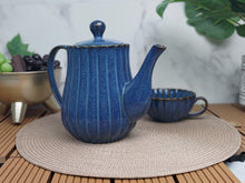Load image into Gallery viewer, Blu Tea pot Set