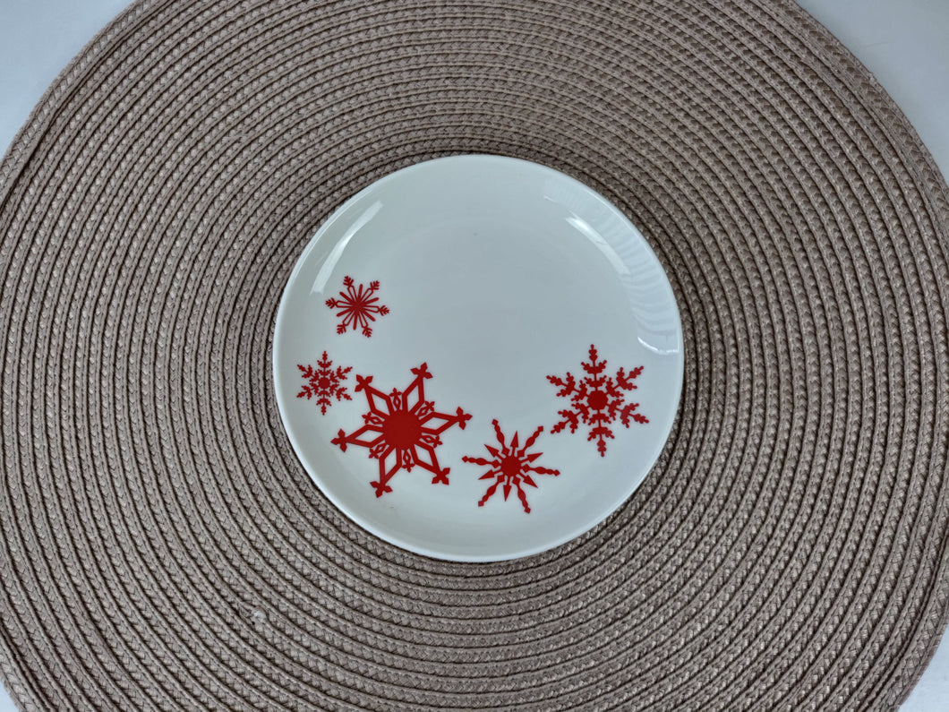 Christmas Dessert plate
