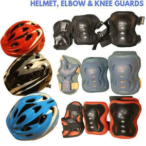 Helmet, Elbow and Knee Guards