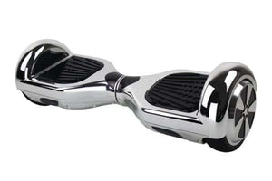 6.5" Wheel Hoverboard Self Balancing Scooter - Silver Chrome Colour