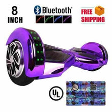 Load image into Gallery viewer, 8&quot; Wheel Lamborghini Style Hoverboard Scooter - Purple Colour