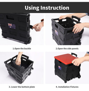 Folding Trolley for Shopping- Basket/Trolley for shopping