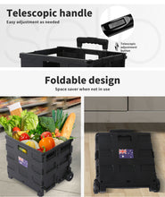 Load image into Gallery viewer, Folding Trolley for Shopping- Basket/Trolley for shopping