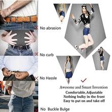 Waist Belt for Women & Men Buckle-Free Elastic
